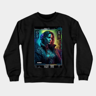 Cyberpunk Netrunner Crewneck Sweatshirt